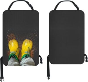 rear seat safeguard against children shoes scuffs