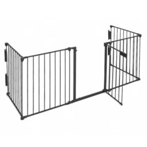 Metal Dog Gate with Door