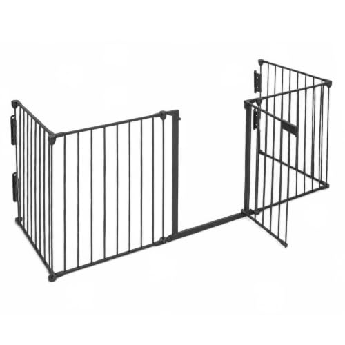 Metal Dog Gate with Door