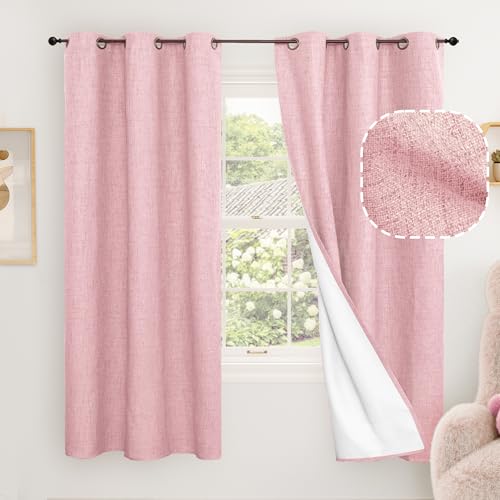 Thermal Insulated Boho Total Black Out Noise Reducing Bonzer Grommets Window Curtains for Girls Bedroom