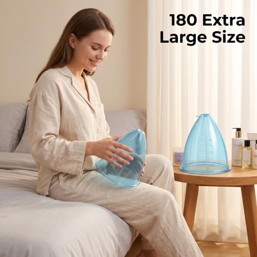 Thickened Pc Body Sculpt Cup 1 Pair Butt Suction Body Sculpting Cups Machine Accessory