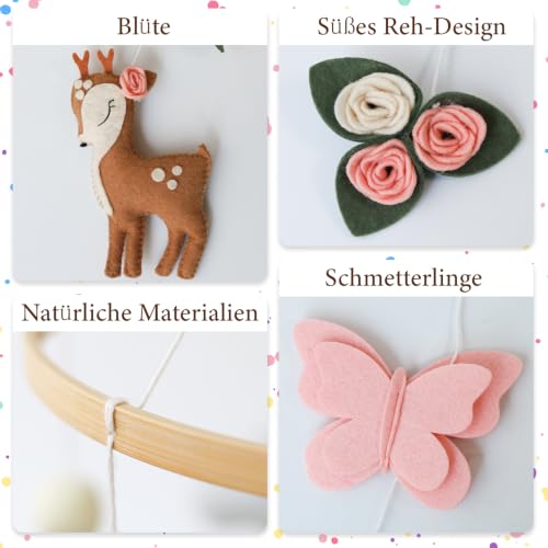 Boho Scandi Baby Girl Nursery Decor
