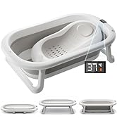 DEANIC Baby Bath Seat 6 Months Plus, Shower Chair for Infants Sitting up, Baby Seat with Non-Slip...