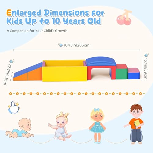 Baby Foam Climbing Blocks with Ball Pit