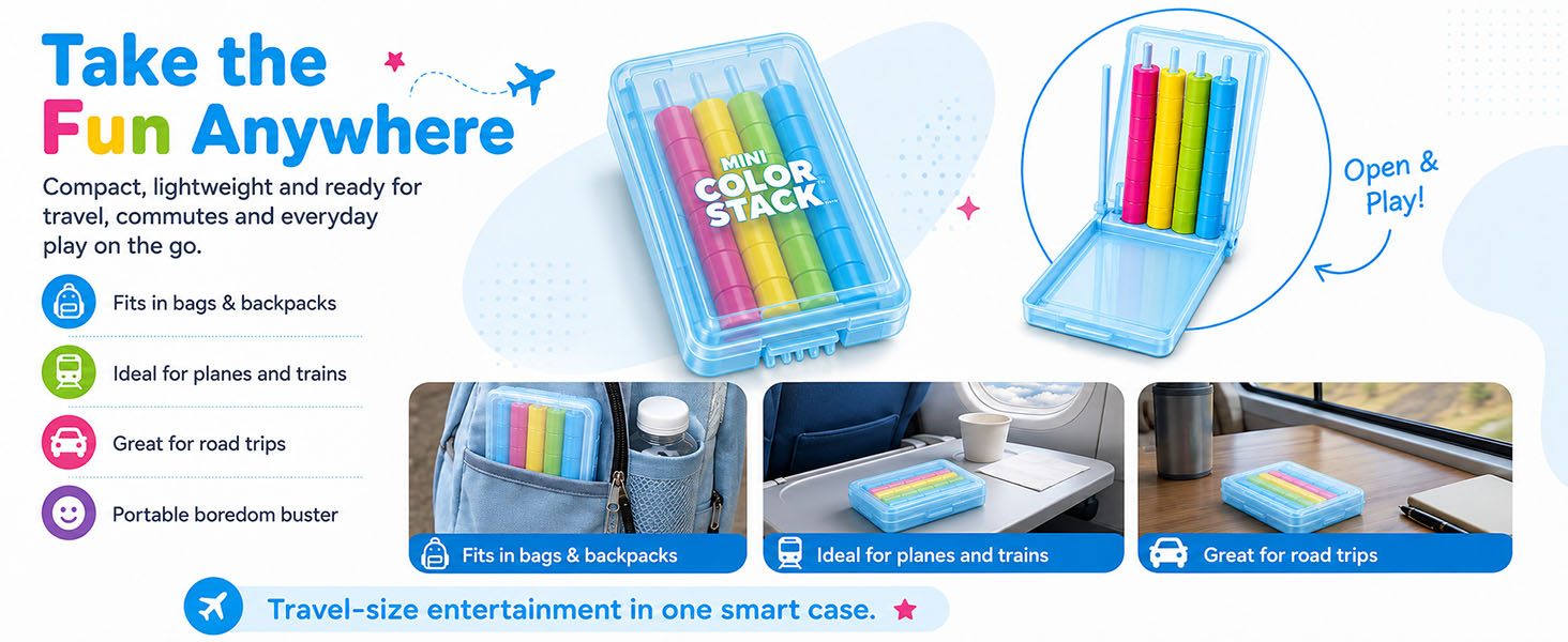Text reads 'Take the Pen Anywhere'. Organizer system showing blue storage case with multiple compartments containing colorful pens, pencils, and markers in various configurations.