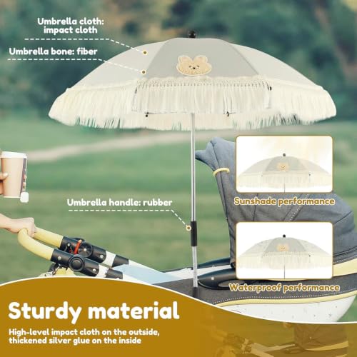 Portable Toddler Parasol for Trolley Wheelchair Beach Chair Outdoor Walk