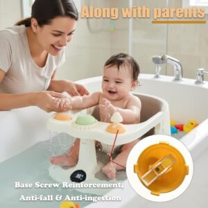 Seat with Thermostat for Babies 4-18 Months                                                          Bath Seat， built-thermometer，easy to clea