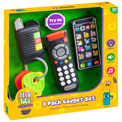 TV Remote and Smartphone Toy Set