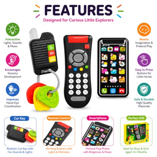 Realistic Electronic Role Play Toys for Boys and Girls Ages 1+