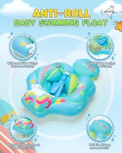 UPF 50+ Sun Baby Pool Float With Canopy