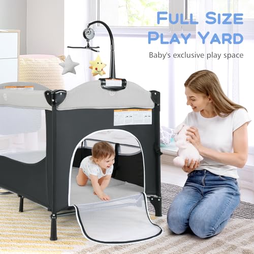 5 in 1 Baby Bedside Sleeper with Bassinet