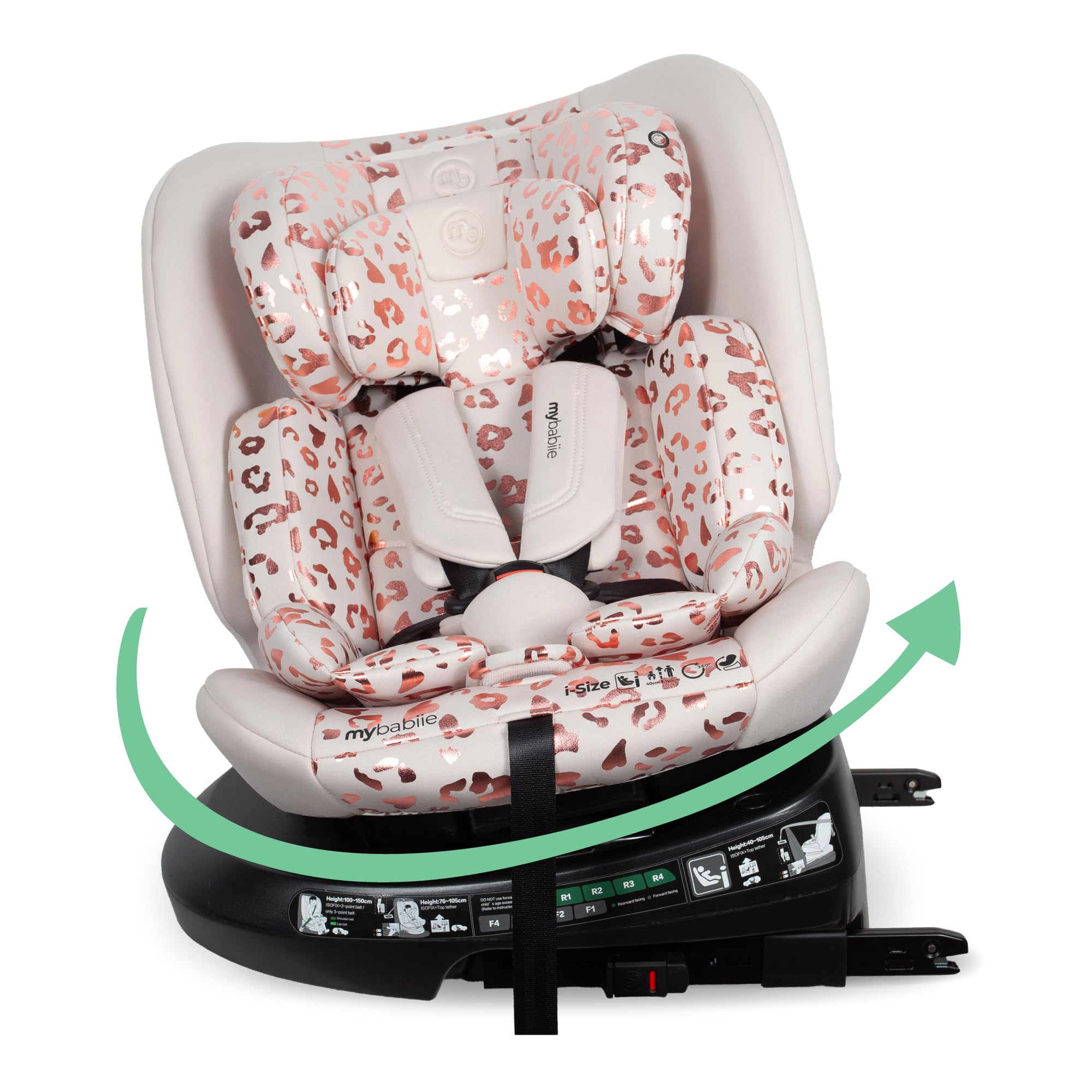 Rotating 360 Swivel - Pink Leopard