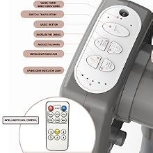 Text reads 'Wide range of application scenarios'. Multiple screenshots of a mobile app interface showing bluetooth connectivity and control options.