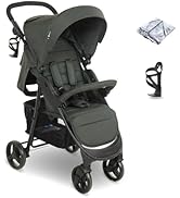 My Babiie MB01 Stroller - from Birth to 4 Years (22kg), Lightweight & Compact Umbrella Fold, Trav...