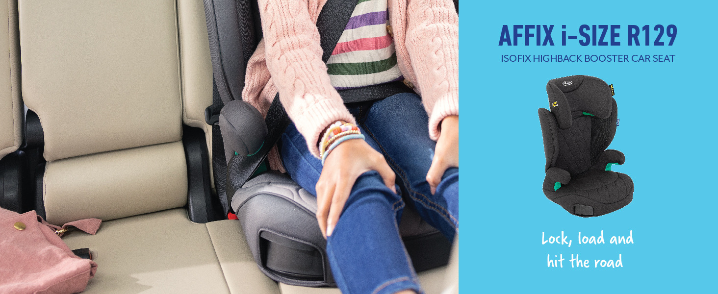 Affix i-Size R129 ISOFIX Highback Booster Car Seat