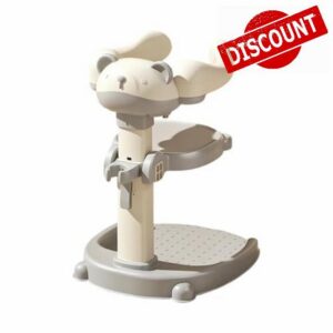 Kids Shower Stand - Height Adjustable Anti-Slip Seat Detachable                                                          Children Bathing Support Stand for Kids Aged 8-36 Months Bathroom Bathtub Dormitory Hotel Dressing