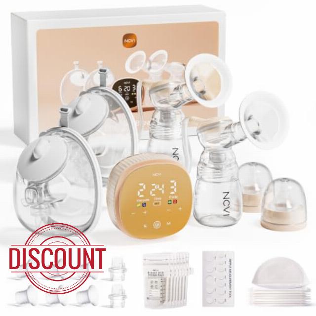 NCVI Breast Pump Electric Hands-Free for Nursing Mothers 4400 mAh