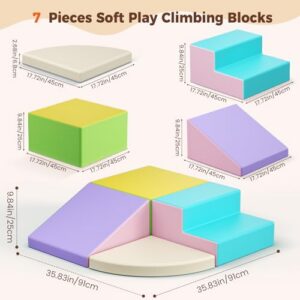 Soft Play Foam Climbing Blocks                                                          Indoor Climb Crawl Play Equipment