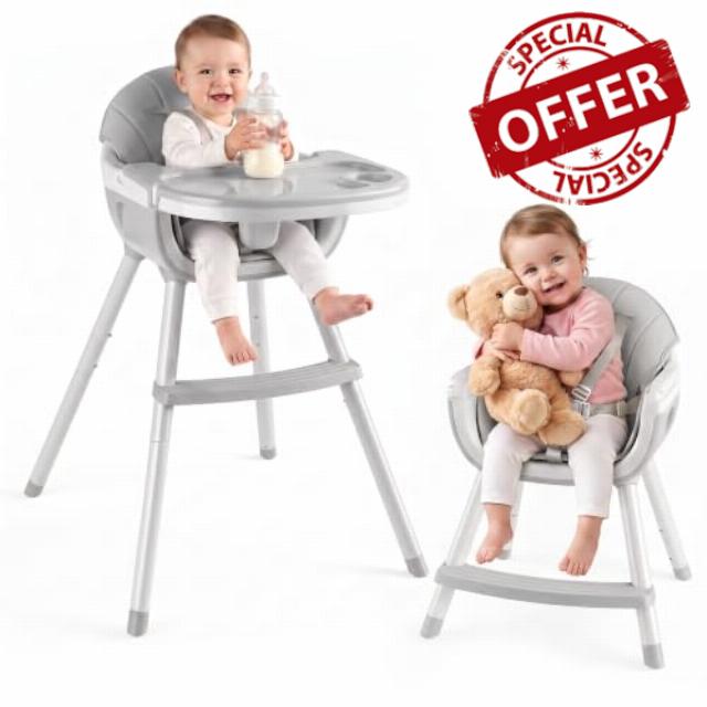4‑in‑1 Adjustable Baby High Chair