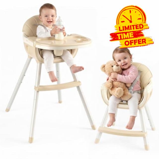 4‑in‑1 Adjustable Baby High Chair