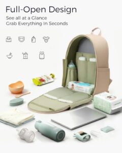mom bag with Insulated Pouch