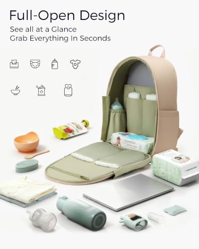 mom bag with Insulated Pouch