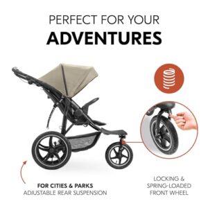 Olive Heavy Duty All-Terrain Stroller with Handbrake
