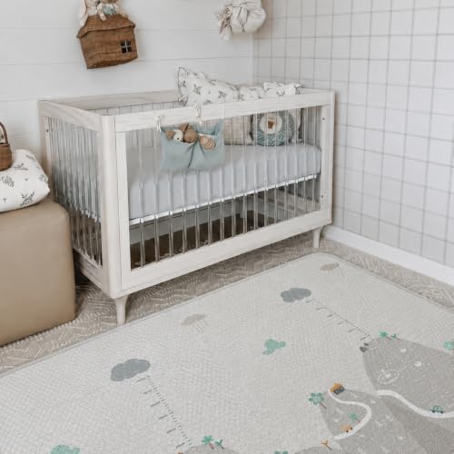 Reversible Playmat with Carry Bag Large Play Space For Home