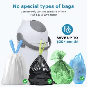 Odor Control Diaper Bin                                                          4 Gallon Nursery Trash Can