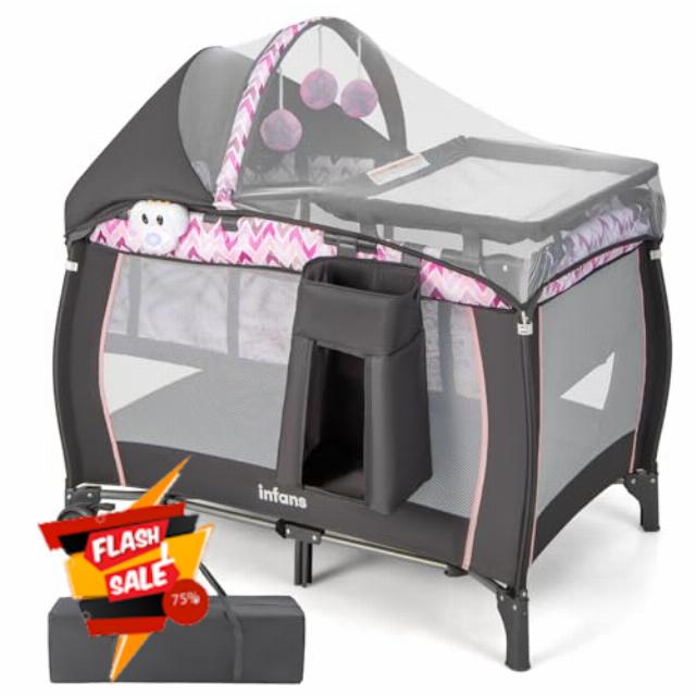INFANS 4 in 1 Travel Cot