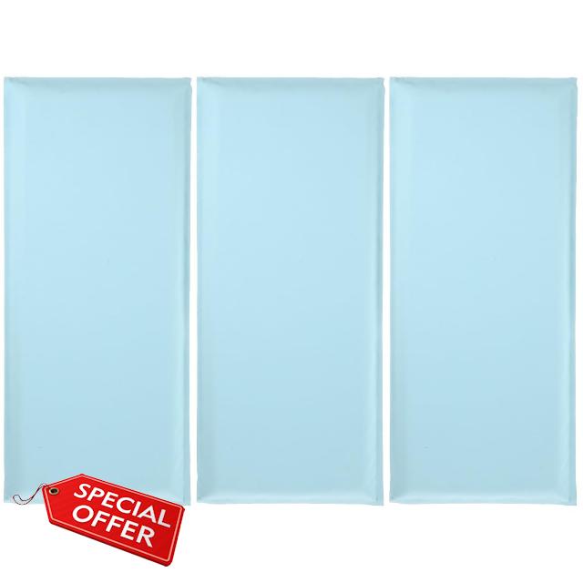 Vaguelly 3pcs Boy Girl's Wall Sticker Guard Pad Soft Safety Tool for Protection Wall Decor for Bedrooms