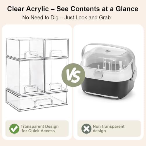 2 Medium And 1 Large Bins For Flexible Bottle And Baby Essential Storage.