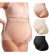 Close-up of person's torso wearing pink quilted compression waist belt with black elastic trim on upper and lower edges against skin tone background.