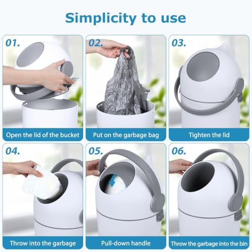Multifunctional Trash Can for Kitchen