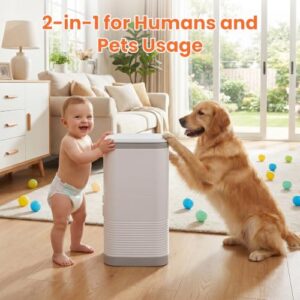 Nappy Bin & Pet Waste Bin                                                          One-Hand Operation with Lock
