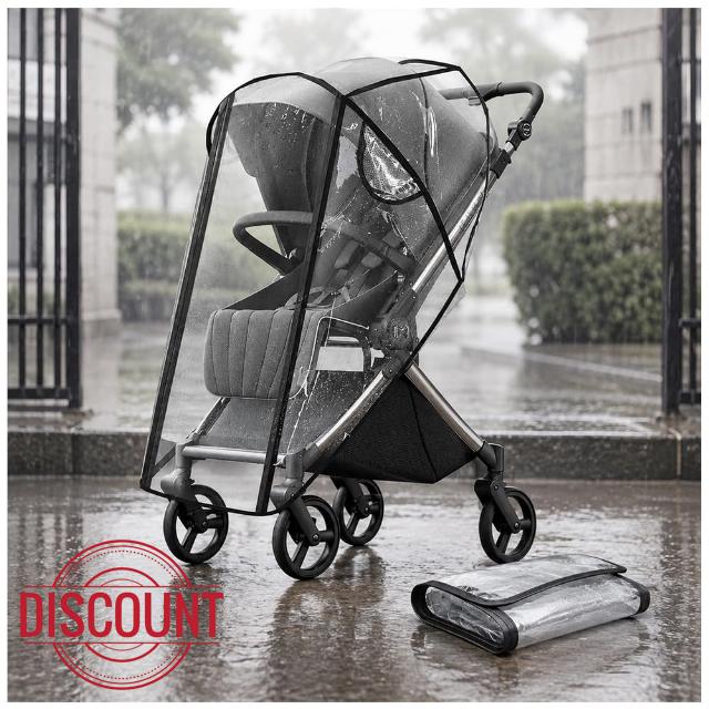Baby Stroller Cover for Maxi-Cosi Lara 2 2021-2026 Waterproof Pushchair Weather Shield Dual Long Zippers Side Ventilation Holes Windproof Dustproof Stroller Cove