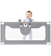YZNAHRE Baby Bed Guard Rail for Toddlers Foldable Safety Rail 180cm | Toddler Bed Rails Safety Gu...