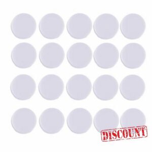 Toyvian White Plastic Ring Boxes
