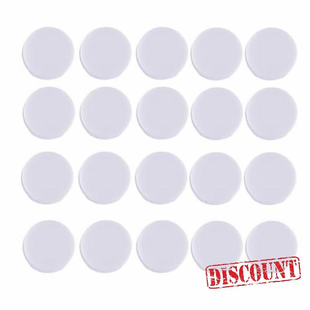 Toyvian White Plastic Ring Boxes