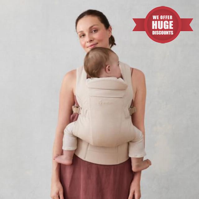 Ergobaby Omni Lite Baby Carrier for Newborns & Toddlers 0-24 Months                                                          Ergonomic mesh baby carrier with head and neck support
