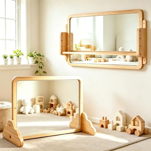Adjustable Tummy Time Mirror for Nursery