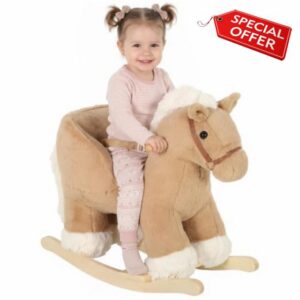 AIYAPLAY Kids Rocking Horse w/Sound for Toddlers 18-36 Months