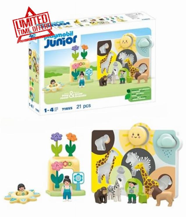 Playmobil | JUNIOR | My first Toy from 1 year | Gift for toddlers | Promotes color matching