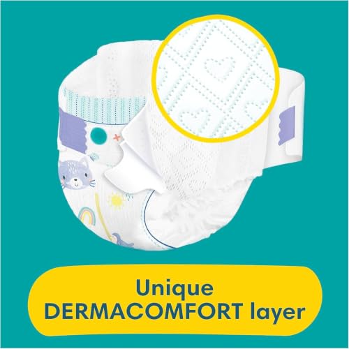 Ultra-Soft Newborn Nappies with Derma Comfort Layer