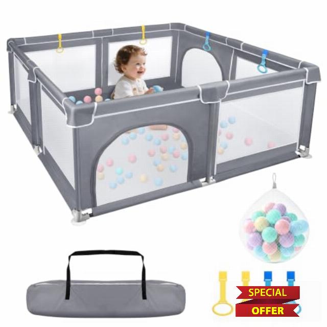 Large Portable Baby Playpen for Babies & Toddlers