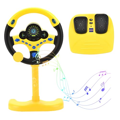 Simulation Artificial Steering Wheel with Gas Pedal & Straps