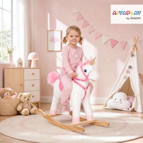 Unicorn Kids Ride on Horse for Kids 1-3