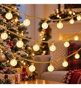 Fairy Lights with Christmas Pattern 8 Modes 138 LED 2 Pack | Indoor Outdoor Christmas Lighting fo...