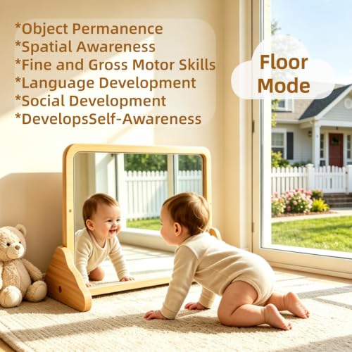 Shatterproof Acrylic & Natural Wood Sensory Learning Toy for Daycare & Sensory Room