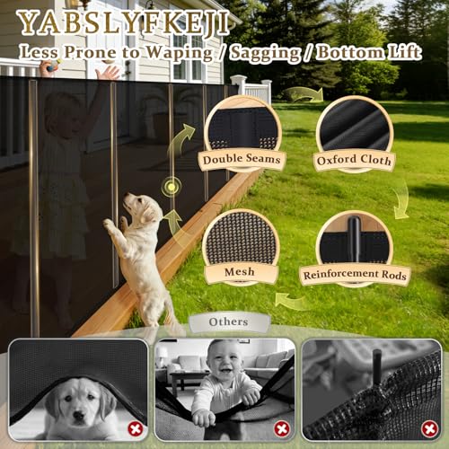 Dog Gate Baby Gate for Stairways/Hallways/Indoor/Outdoor